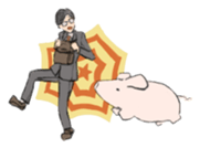 Pig-Sticker! sticker #3438358