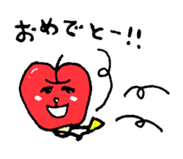 APPLE Kansai ver. sticker #3438442