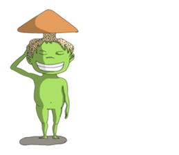 kuribou boy sticker #3438649