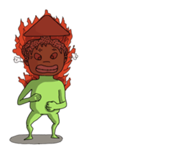 kuribou boy sticker #3438653