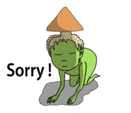 kuribou boy sticker #3438658