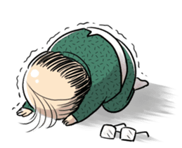 My boss! Bald head Mr.Hageyama's life sticker #3438675