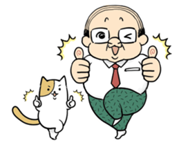 My boss! Bald head Mr.Hageyama's life sticker #3438686