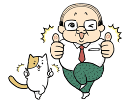 My boss! Bald head Mr.Hageyama's life sticker #3438686
