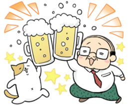 My boss! Bald head Mr.Hageyama's life sticker #3438693