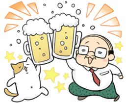 My boss! Bald head Mr.Hageyama's life sticker #3438693