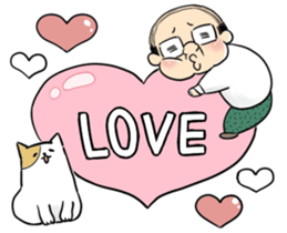 My boss! Bald head Mr.Hageyama's life sticker #3438704