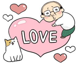 My boss! Bald head Mr.Hageyama's life sticker #3438704