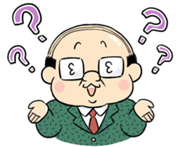My boss! Bald head Mr.Hageyama's life sticker #3438705