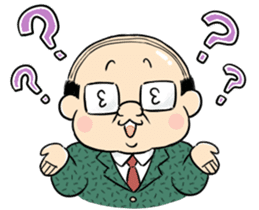 My boss! Bald head Mr.Hageyama's life sticker #3438705