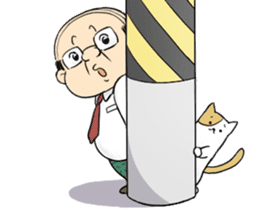 My boss! Bald head Mr.Hageyama's life sticker #3438709