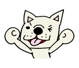 Together with French bulldog. sticker #3439195