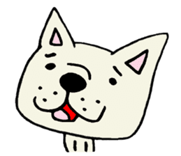 Together with French bulldog. sticker #3439197