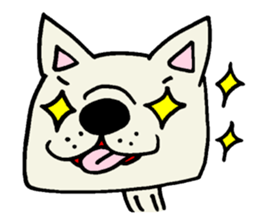 Together with French bulldog. sticker #3439201