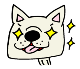 Together with French bulldog. sticker #3439201