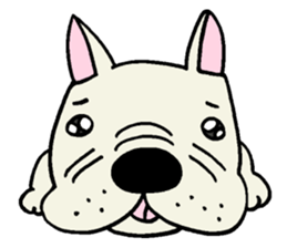 Together with French bulldog. sticker #3439205