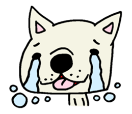 Together with French bulldog. sticker #3439207