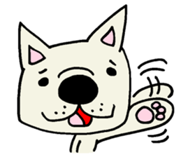 Together with French bulldog. sticker #3439210