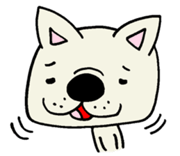 Together with French bulldog. sticker #3439216