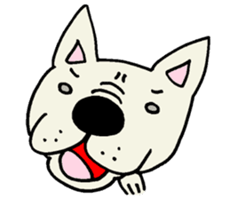 Together with French bulldog. sticker #3439219