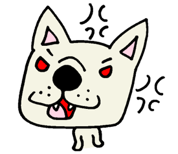 Together with French bulldog. sticker #3439220