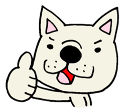 Together with French bulldog. sticker #3439225