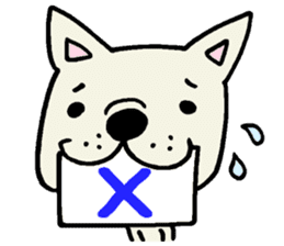 Together with French bulldog. sticker #3439233
