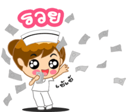 Lovely Nurse 2 by Vicc Voon sticker #3439802
