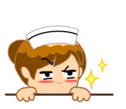 Lovely Nurse 2 by Vicc Voon sticker #3439821