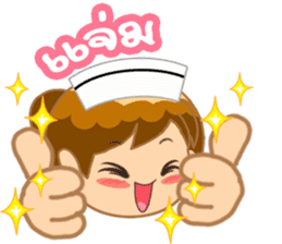 Lovely Nurse 2 by Vicc Voon sticker #3439823
