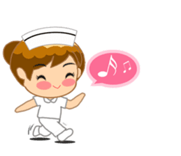 Lovely Nurse 2 by Vicc Voon sticker #3439827