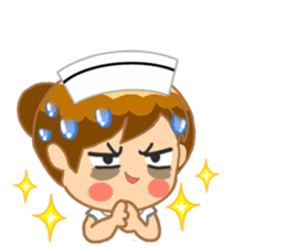 Lovely Nurse 2 by Vicc Voon sticker #3439828