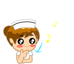 Lovely Nurse 2 by Vicc Voon sticker #3439831