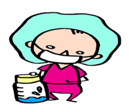 Operating room nurse sticker #3440199