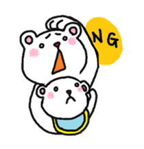 parent and child of the bear sticker #3440767