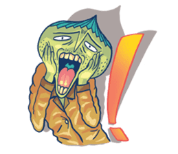 Brain Guy & Heart Girl by PUCK sticker #3440841