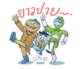 Brain Guy & Heart Girl by PUCK sticker #3440842