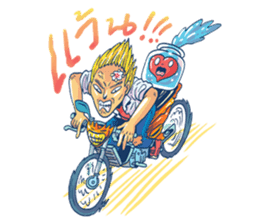 Brain Guy & Heart Girl by PUCK sticker #3440849