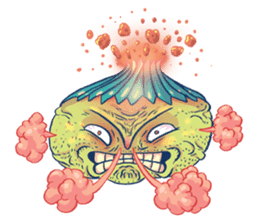 Brain Guy & Heart Girl by PUCK sticker #3440857