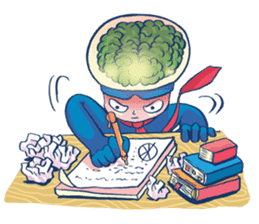 Brain Guy & Heart Girl by PUCK sticker #3440866