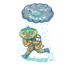 Brain Guy & Heart Girl by PUCK sticker #3440870