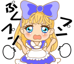 cute girl.40pattern costumes sticker #3441156