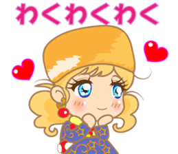 cute girl.40pattern costumes sticker #3441158