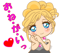 cute girl.40pattern costumes sticker #3441159