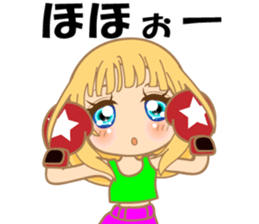 cute girl.40pattern costumes sticker #3441168