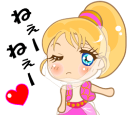 cute girl.40pattern costumes sticker #3441174