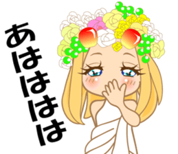 cute girl.40pattern costumes sticker #3441175