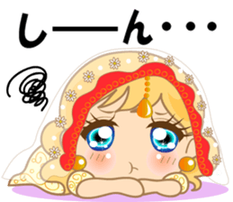 cute girl.40pattern costumes sticker #3441178