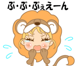 cute girl.40pattern costumes sticker #3441181