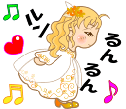 cute girl.40pattern costumes sticker #3441184